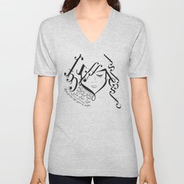 for those of you falling in love V Neck T Shirt