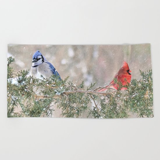 You Stay on Your Side and... Beach Towel