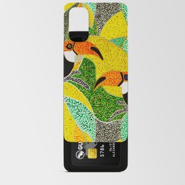 Tropical dot parrots Android Card Case