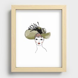 Kentucky Derby Hat Recessed Framed Print