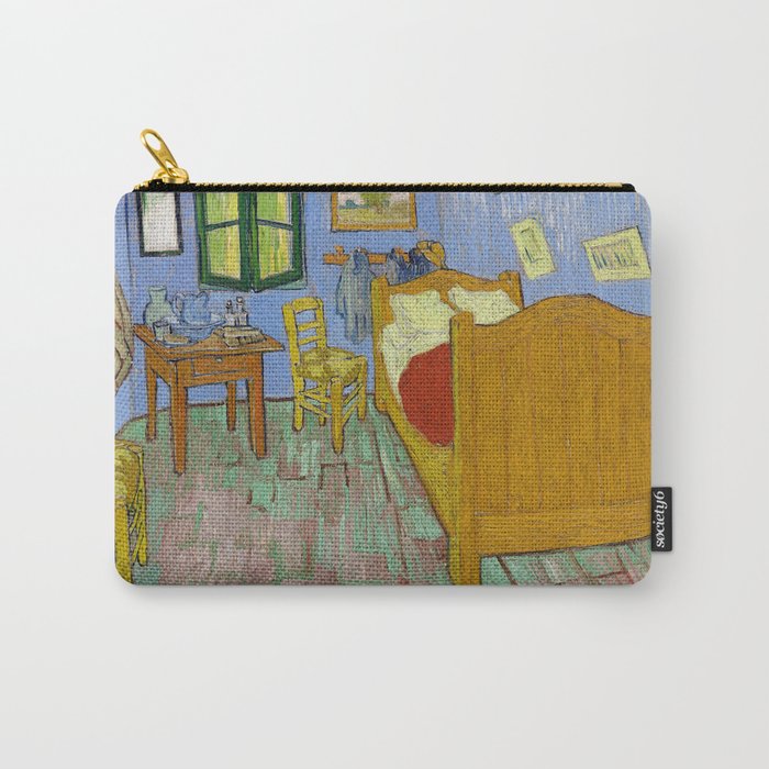 Vincent Van Gogh The Bedroom (1889). Famous painting Carry-All Pouch