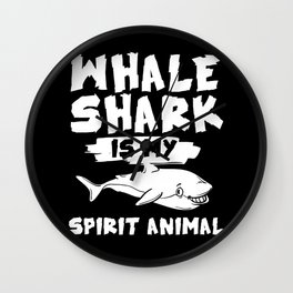 Whale Shark Tooth Mexico Cute Funny Wall Clock