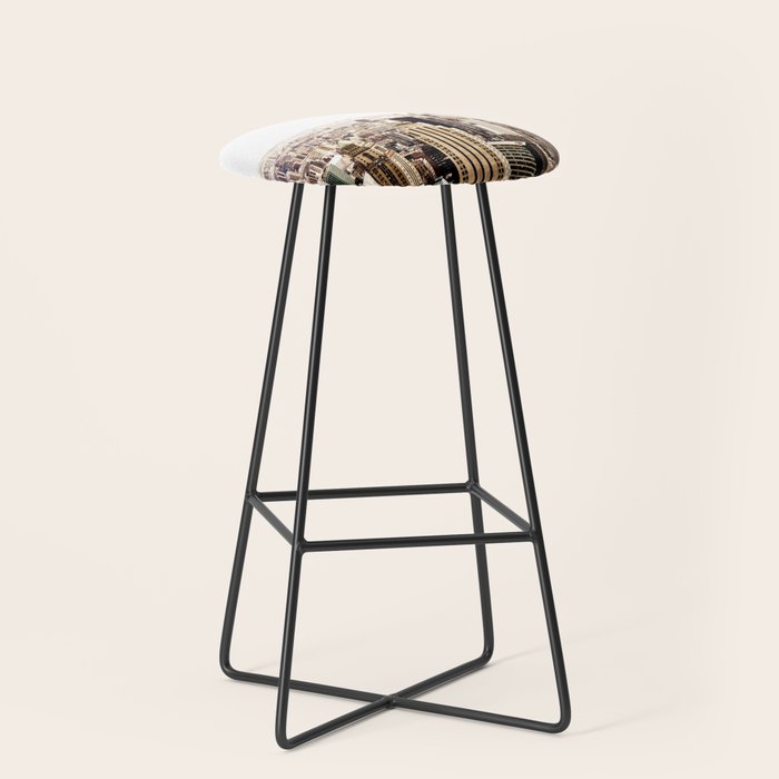 New York City Skyline Bar Stool By Newyorkphotography Society6 New York City Skyline Bar Stool