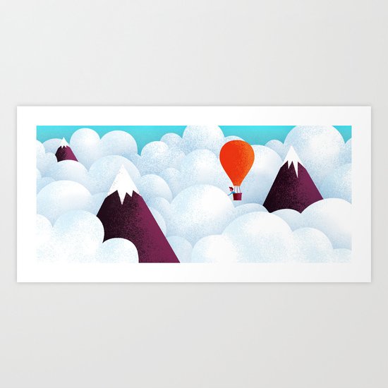 The taste of clouds Art Print