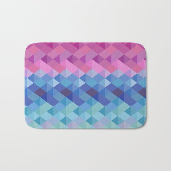 Retro Geometry Bath Mat