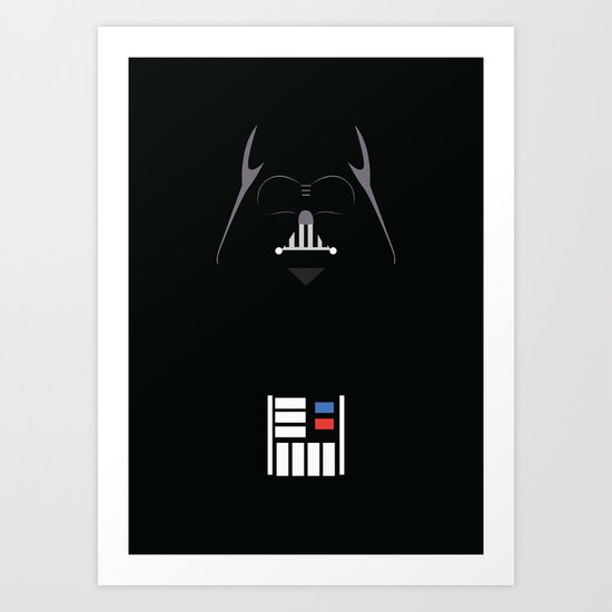 Star Wars - Darth Vader Minimalist Art Print