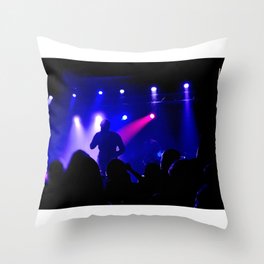 Rapper Sims Performs at Brighton Music Hall Throw Pillow