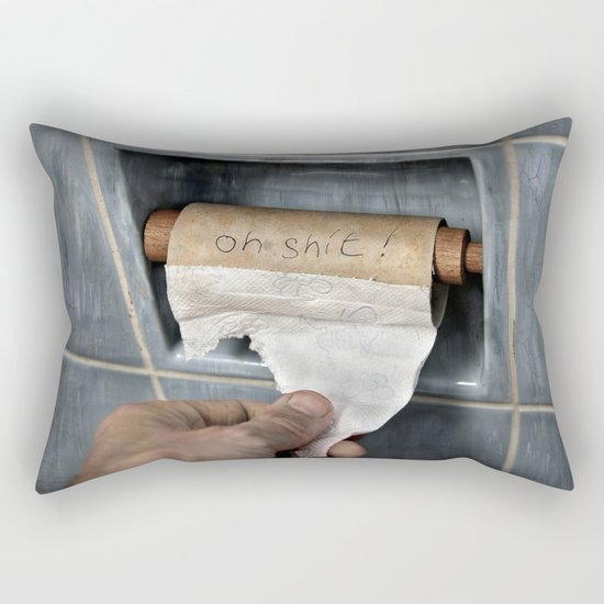 the last thought Rectangular Pillow