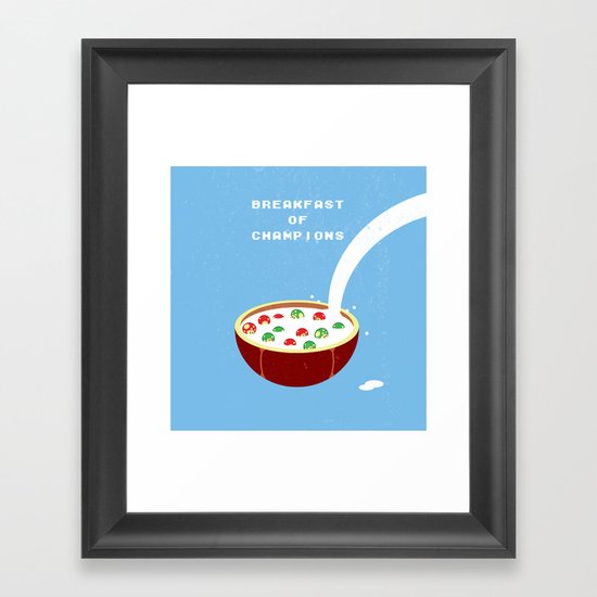 Breakfast of Champions Framed Art Print
