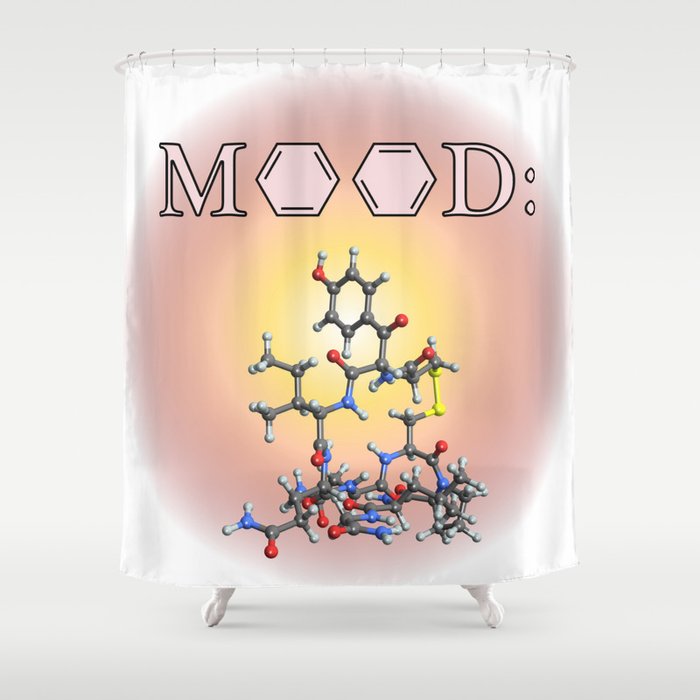 Mood - Oxytocin Shower Curtain