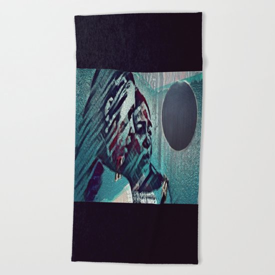 Just Shut It All Down - Eclipse Beach Towel
