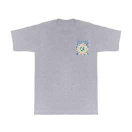 FLOWER MARKET \\ DAISIES \\ blue version T Shirt