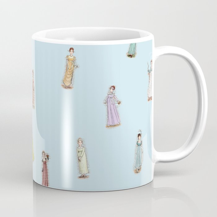 Jane Austen characters Coffee Mug