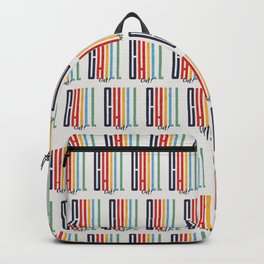 CHILL OUT! modern type Backpack