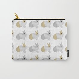 Spring Rabbit Galore Carry-All Pouch