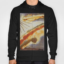 Abstract Wheat Landscape Hoody