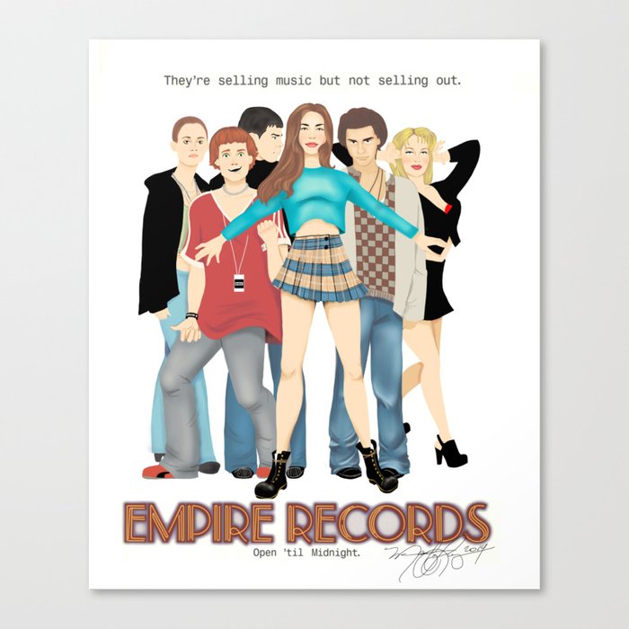 Empire Records  Canvas Print