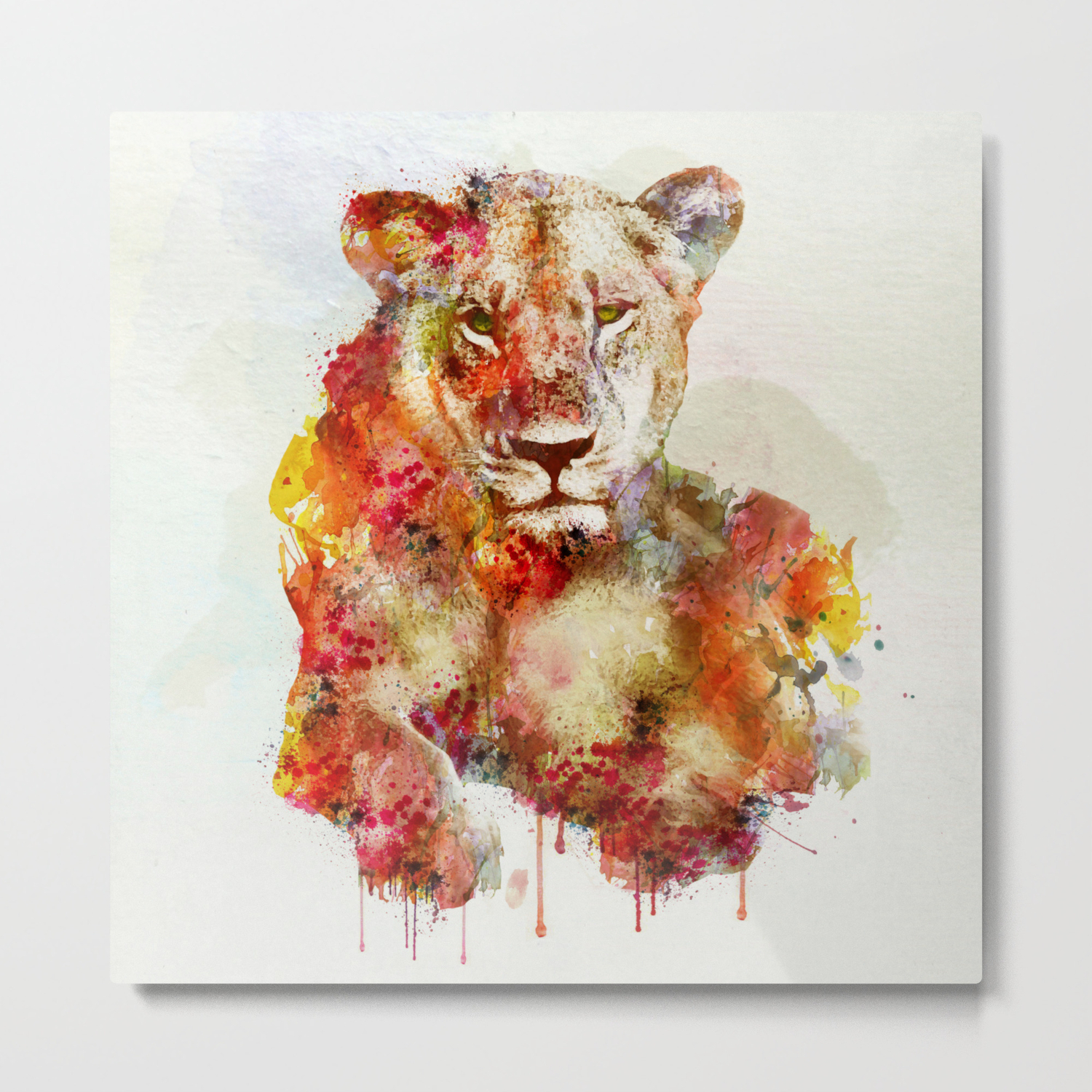 DECAL 3 x sizes RESTING LION WALL ART STICKER many colour choices