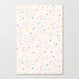Colorful Night Sky Canvas Print