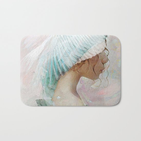 Portrait of a memory Bath Mat