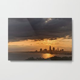 Cleveland Skyline #6 Metal Print