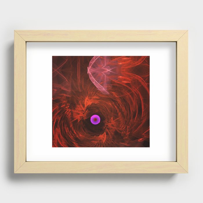 Cold Bubble of Fear Recessed Framed Print
