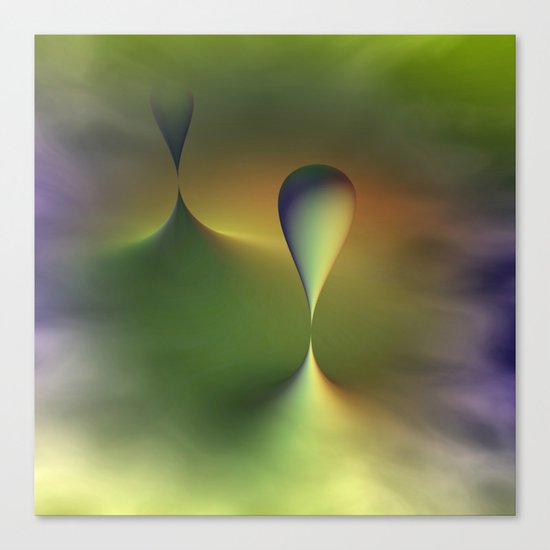 foggy geometry Canvas Print