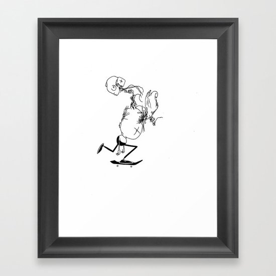 Late to go back Framed Art Print
