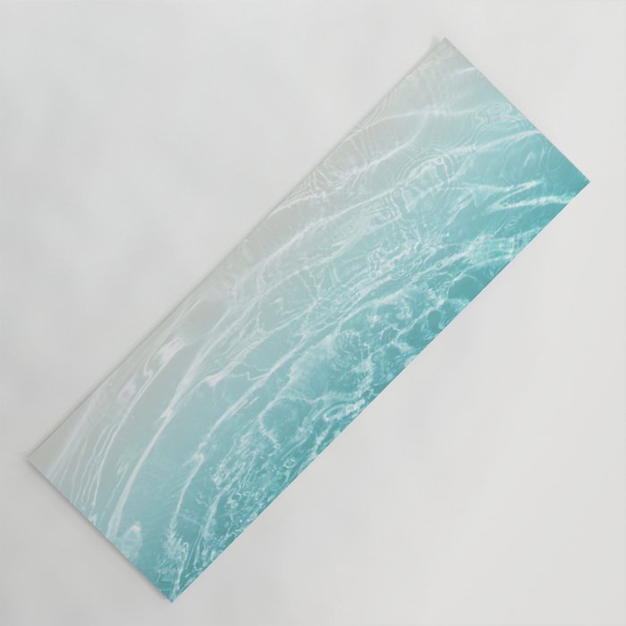 Soft Blue Gray Ocean Dream #1 #water #decor #art #society6 Yoga Mat