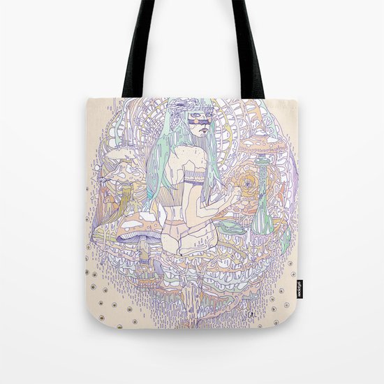 hues in moss Tote Bag
