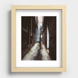 Birmingham Alley Way Recessed Framed Print