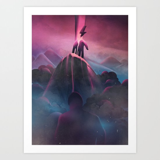Bruised Beautiful Dreams Art Print