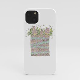 flowers in busket iPhone Case