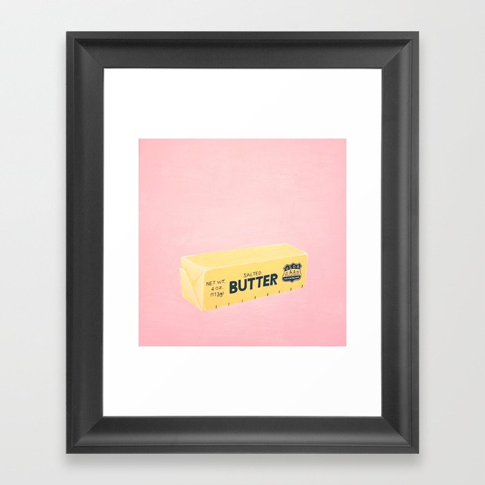 The Butter The Better Framed Art Print