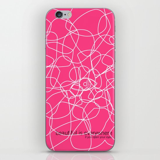 see beauty iPhone & iPod Skin