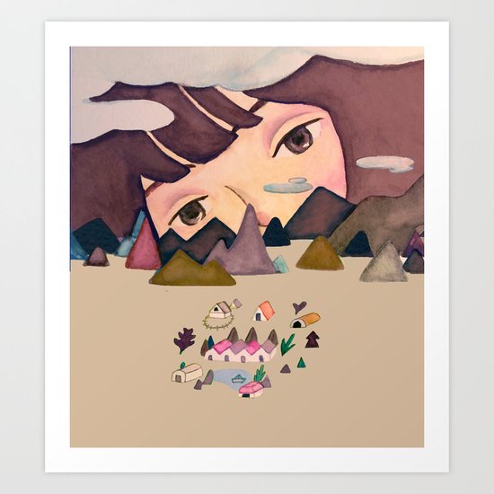 Village Art Print