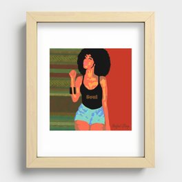 Afro Soul Recessed Framed Print