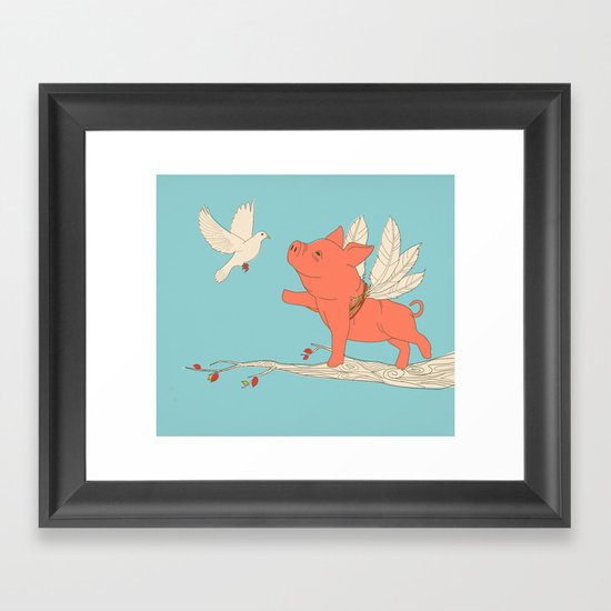 I Believe I can Fly Framed Art Print