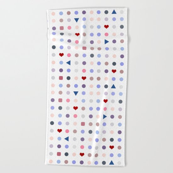 Arcade Pattern Beach Towel