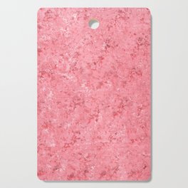 Pink Red White Coral Sponge Painting Cutting Board