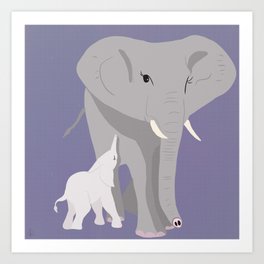 We, the Mamals - Elephant Art Print