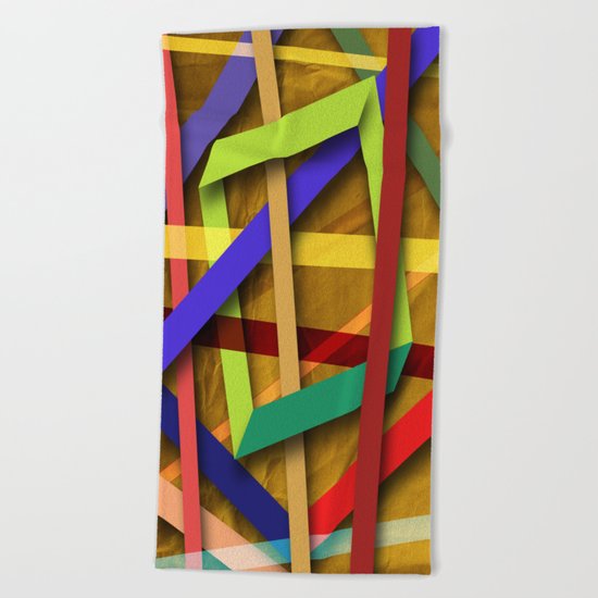 Abstract #356 Beach Towel