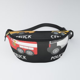 Cool Garbage Truck Kids Trash Recycling Driver  Fanny Pack