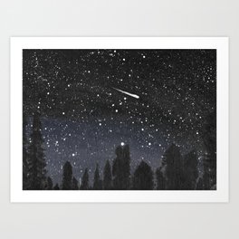 Shooting Star Art Print