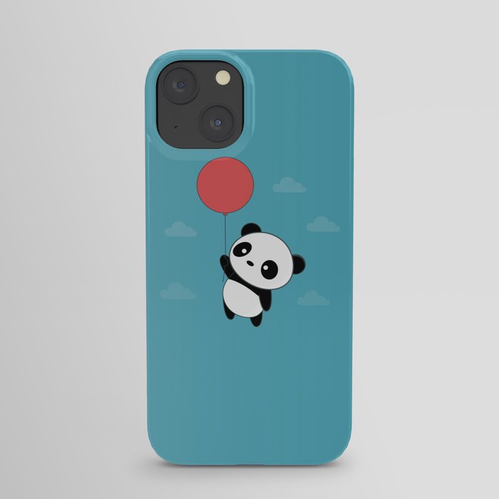 Kawaii Cute Panda Flying iPhone Case
