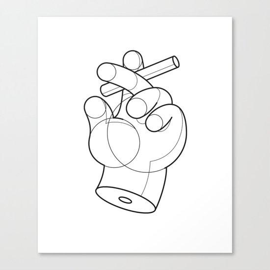 Smoke Break Canvas Print