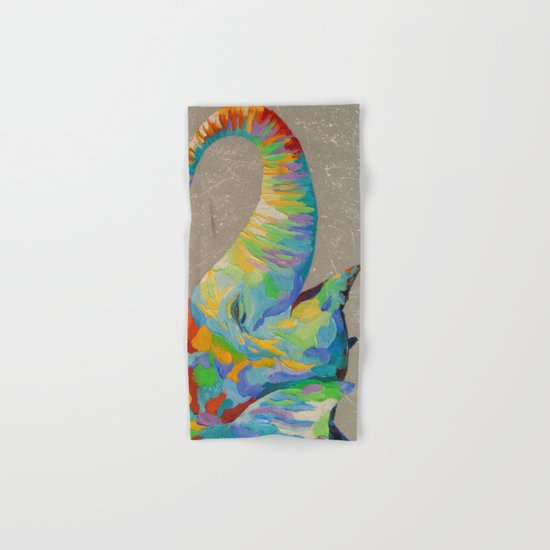 Smiling elephant Hand & Bath Towel