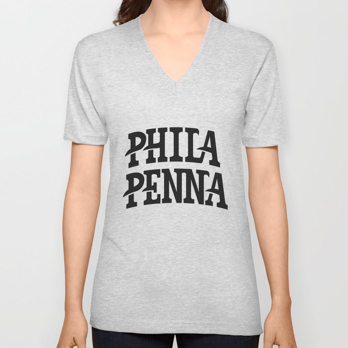 Phila. Penna. V Neck T Shirt