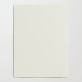 Ultra Pale Veiled Gray - Grey Solid Color Pairs PPG Gypsum PPG1006-1 - All One Shade Hue Colour Poster