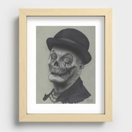 Zombie Clown Recessed Framed Print